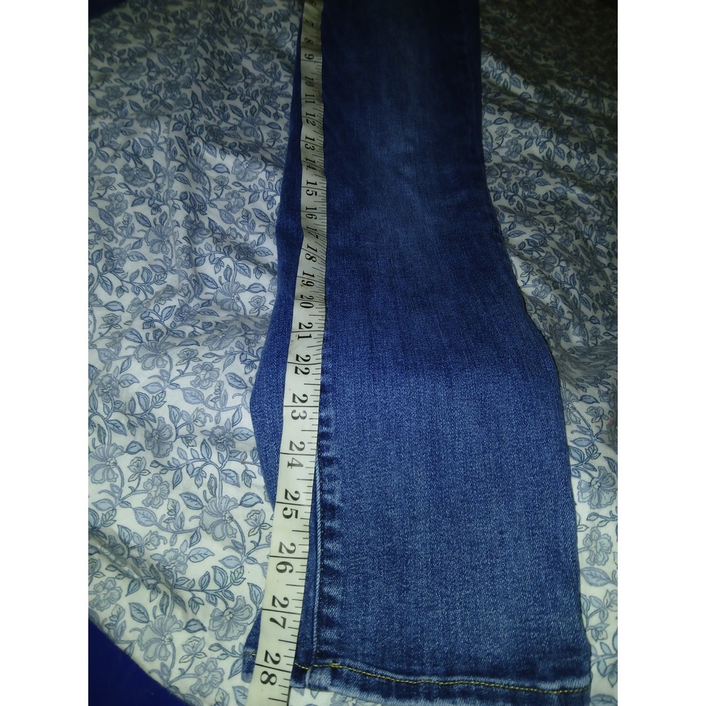 Lucky Brand Women's High Rise Zoe Straight Jeans Size 2 / 26 Ankle Blue Stretch - Picture 8 of 12